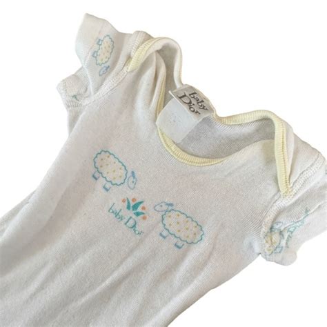 baby dior newborn boy|vintage baby Dior layette sheep.